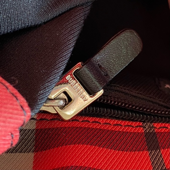 Burberry Nova check . Mini shopper with leather handles. EUC - Picture 2 of 8